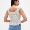 Top peplo con pizzo Top peplo con pizzo