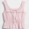 Top peplo con pizzo Top peplo con pizzo