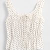 Top peplo con pizzo Top peplo con pizzo