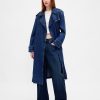 Trench in denim ultra morbido Trench in denim ultra morbido