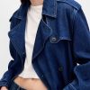 Trench in denim ultra morbido Trench in denim ultra morbido