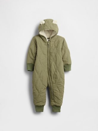 Tutina trapuntata in sherpa per neonati