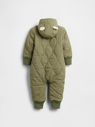 Tutina trapuntata in sherpa per neonati