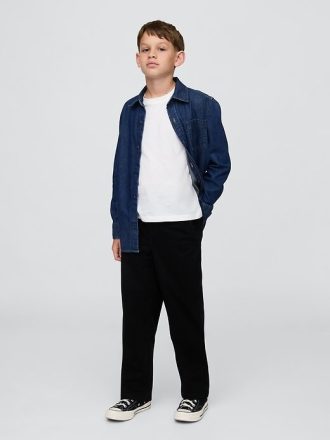 Uniforme per bambini, comoda e rilassata, in cachi