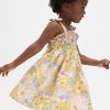 Vestito in garza di cotone con fiocco per neonati e bambini Vestito in garza di cotone con fiocco per neonati e bambini