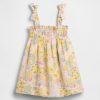 Vestito in garza di cotone con fiocco per neonati e bambini Vestito in garza di cotone con fiocco per neonati e bambini