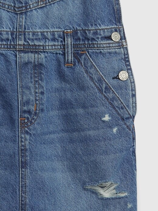 Vestito scamiciato in denim per bambini Vestito scamiciato in denim per bambini