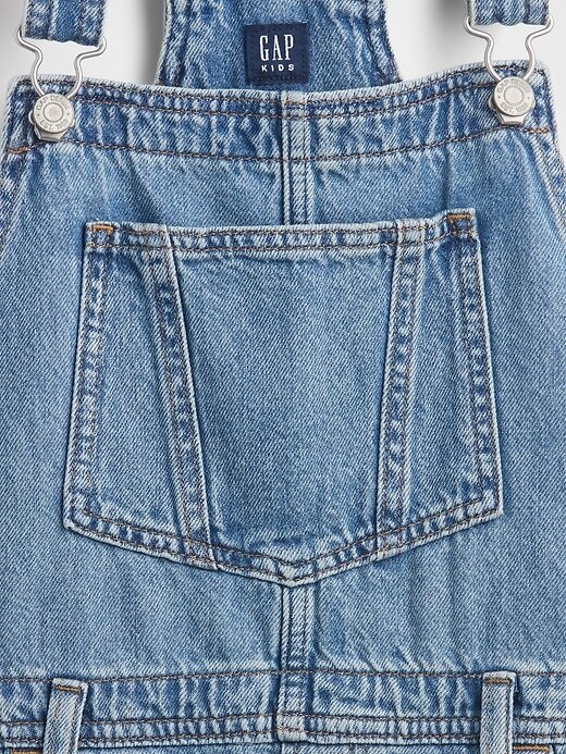Vestito scamiciato in denim per bambini Vestito scamiciato in denim per bambini