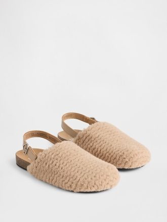 Zoccoli in pelliccia sintetica per bambini Zoccoli in pelliccia sintetica per bambini